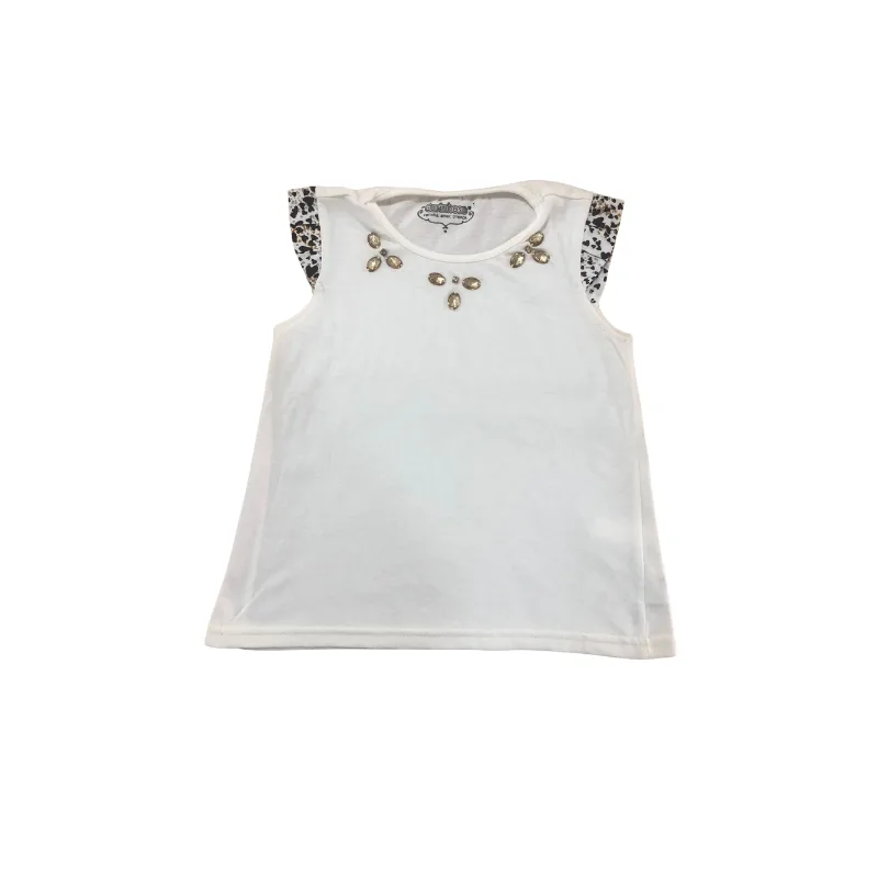 Blusa carinhoso Infantil Menina Estampa Frontal 1/3 - 1000002160-OFF WHITE-3