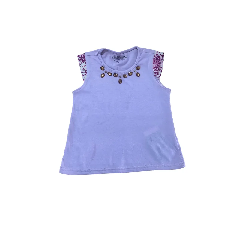 Blusa carinhoso Infantil Menina Estampa Frontal 1/3 - 1000002160-LILAS-2