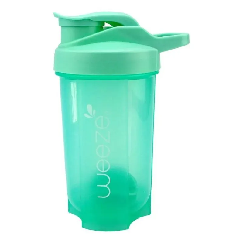 Coqueteleira Academia 500ml Shakeira Copo Garrafa Shake Mola