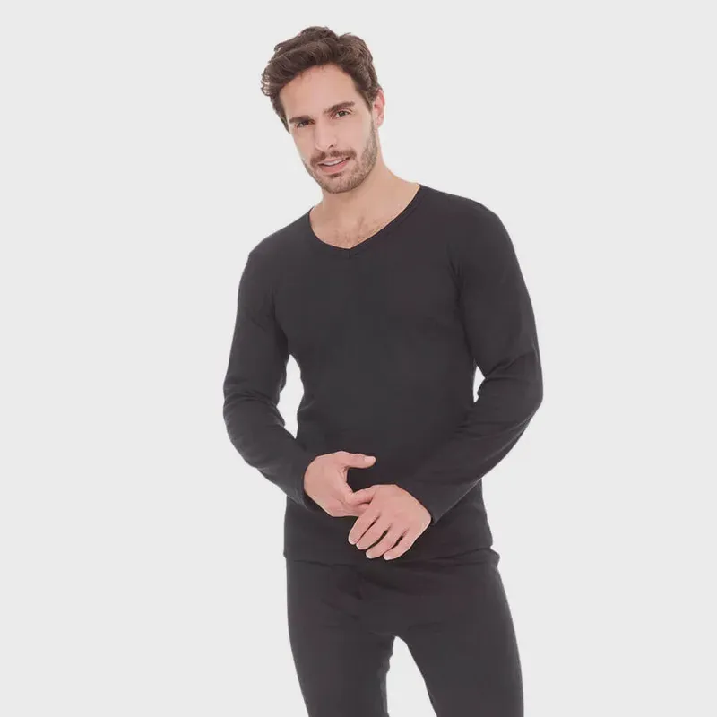 Camiseta Masculina Manga Longa Preto Bela Notte (201010) Ribana/Canelada