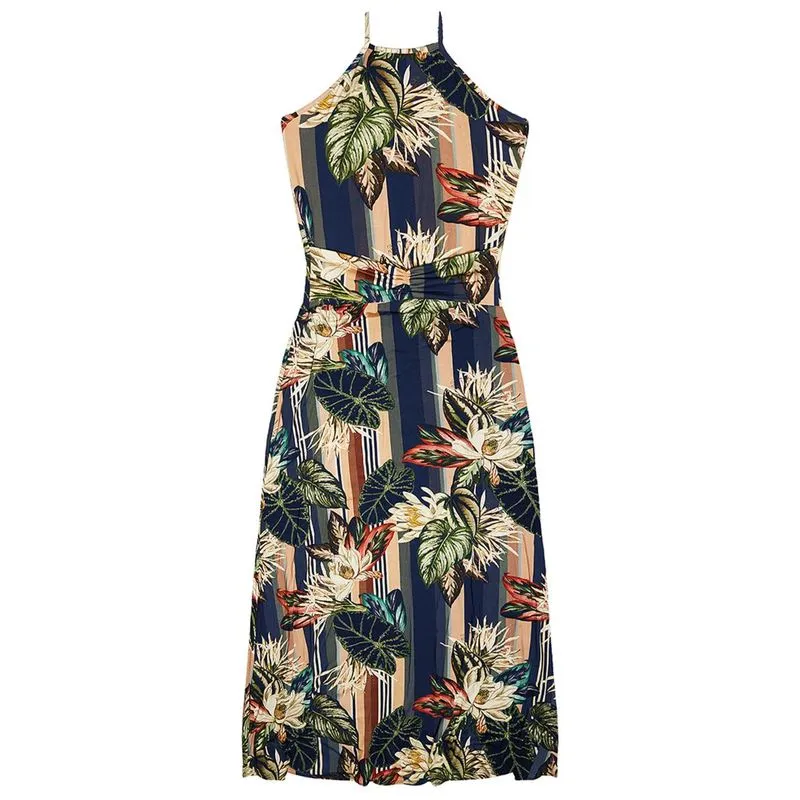 Vestido Longo Feminino Endless Azul M