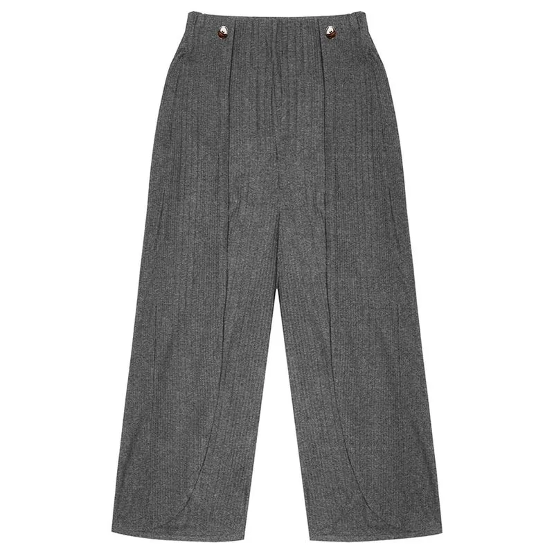Calça Pantacourt Feminina Endless Cinza GG