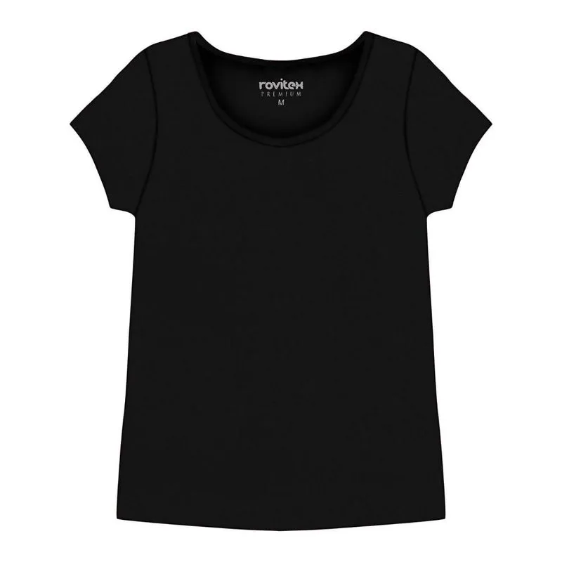 Blusa Feminina Básica Rovitex Preto P