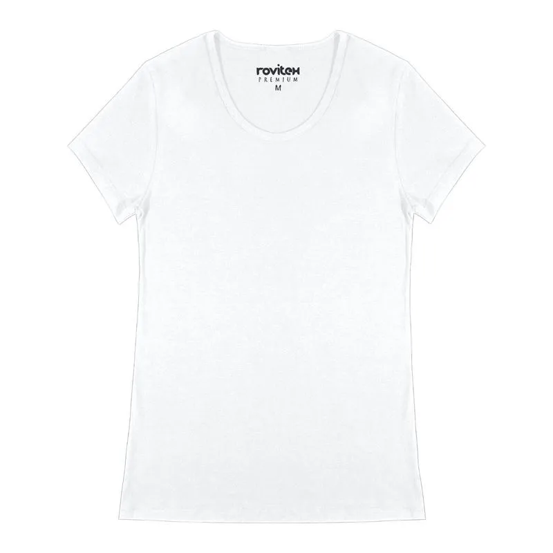 Blusa Básica Feminina Rovitex Branco G