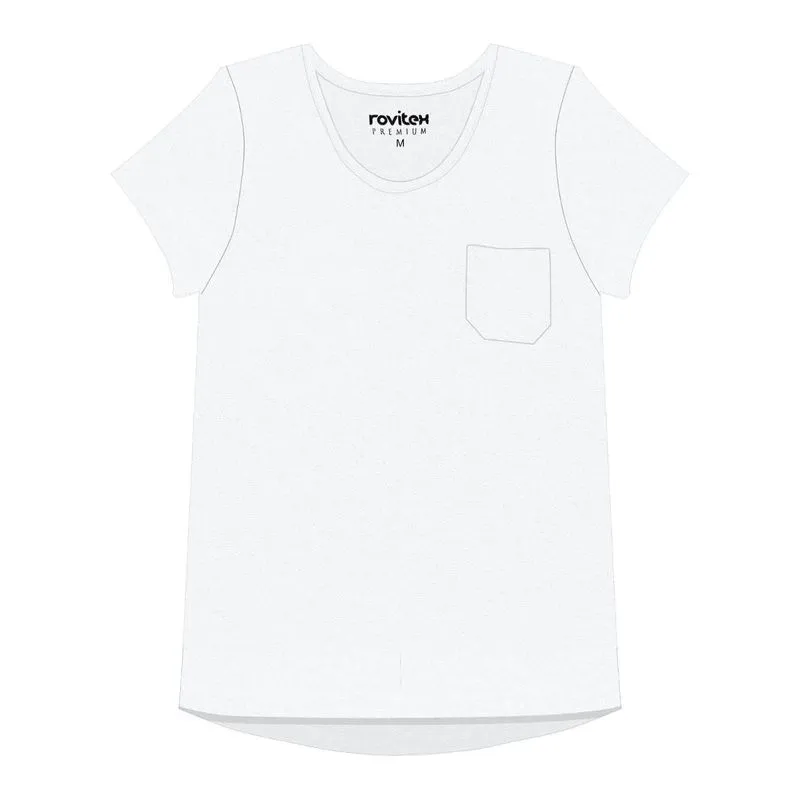 Blusa Feminina Básica Rovitex Branco GG