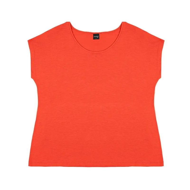 Blusa Feminina Básica Rovitex Laranja Plus GG