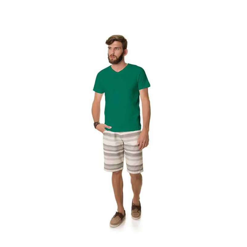 Camiseta Masculina Básica Rovitex Verde P
