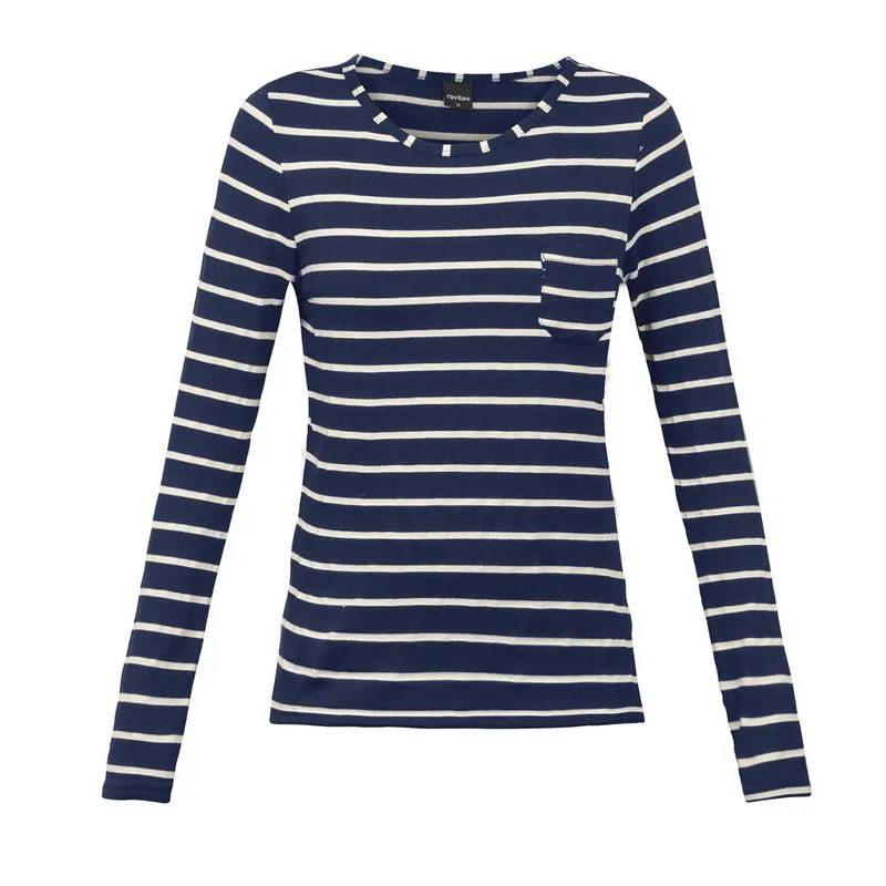 Blusa Feminina Básica Com Bolso Rovitex Azul M