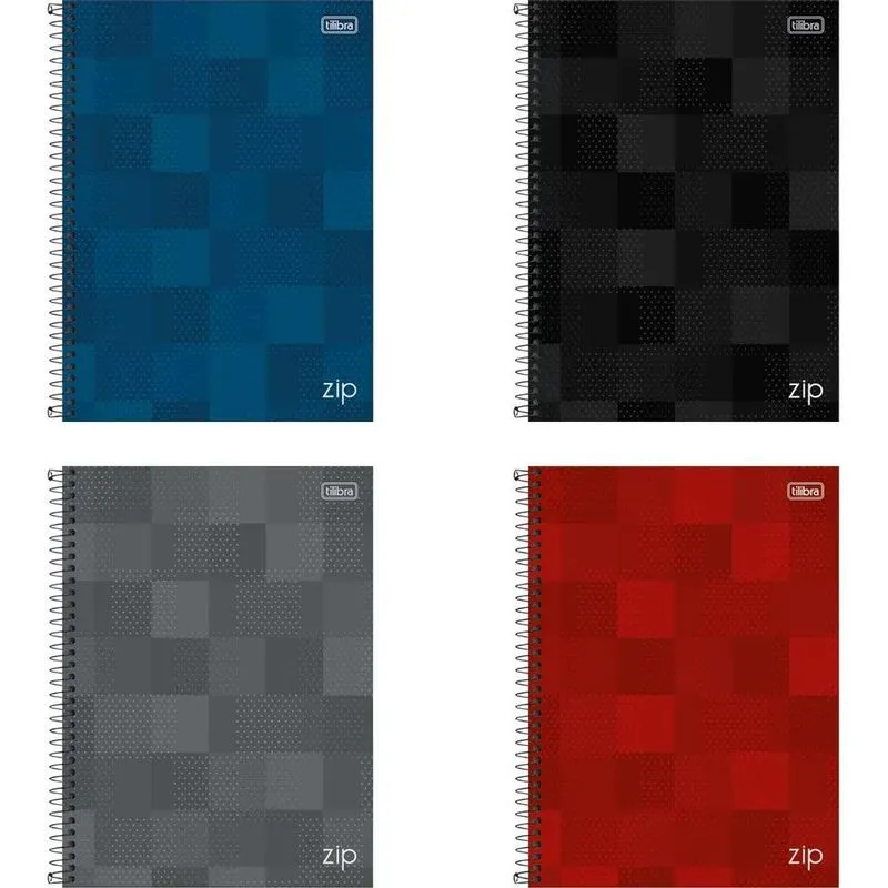 3x Kit 4 Cadernos 1 Matéria 80fls Espiral Capa Dura Universi