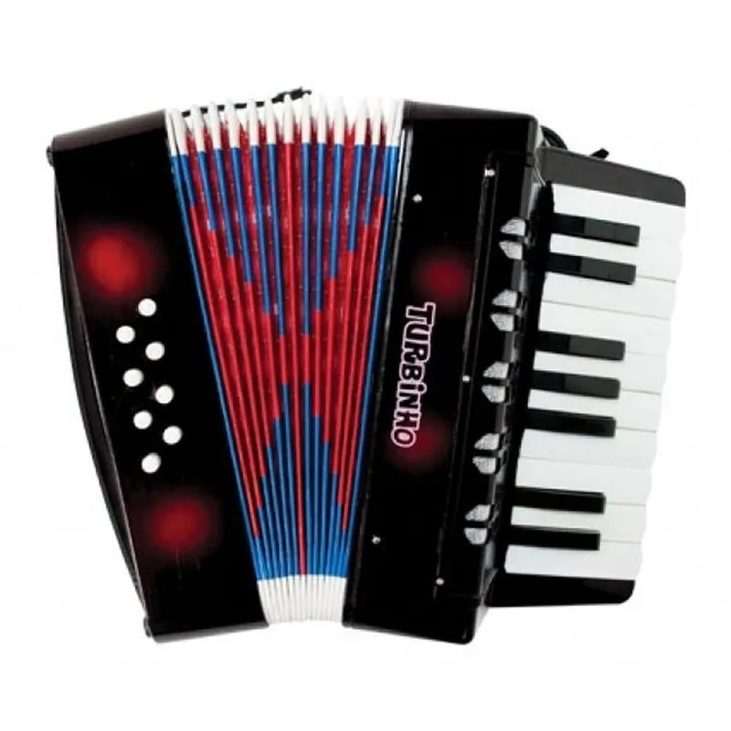Acordeon Infantil Turbo 104-bk 8 Baixos