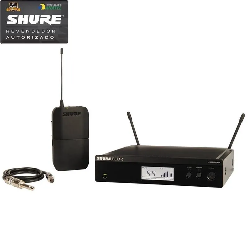 Sistema Sem Fio Para Instrumentos BLX-14R-BR M15 - Shure