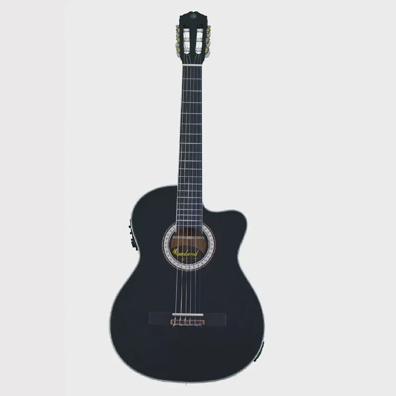 Violão Cutaway Eletroacústico Nylon mcc bk - Maclend