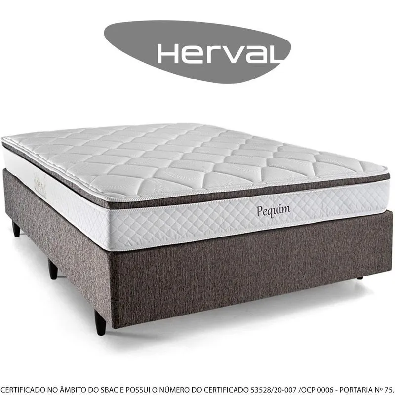 Cama Box Casal Herval Pequim, 138 cm