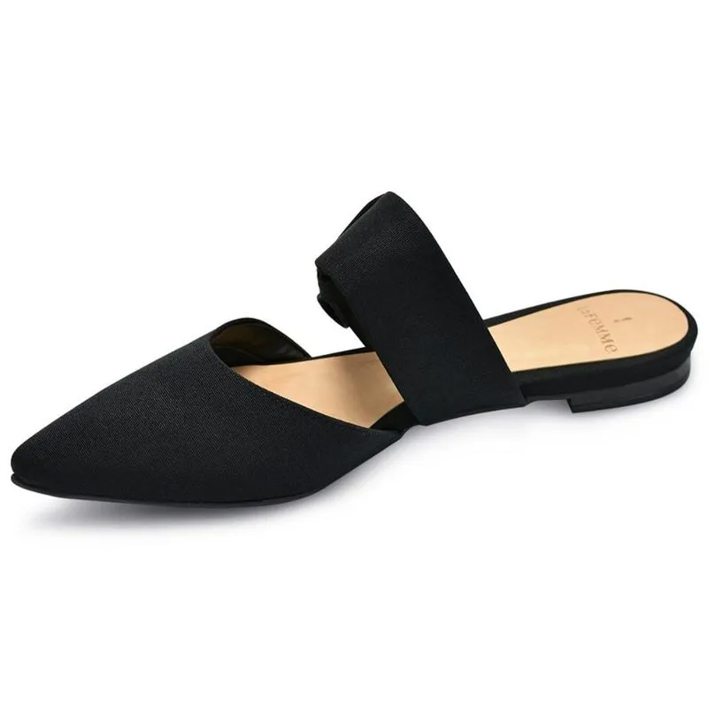 Mule La Femme Fancy Preto 33