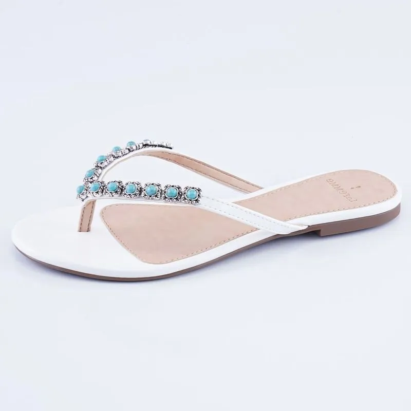 Rasteira Boho La Femme Branca