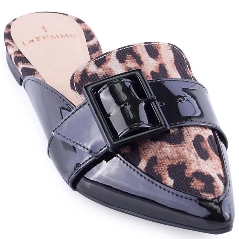 Mule La Femme Maxi Leopardo 40