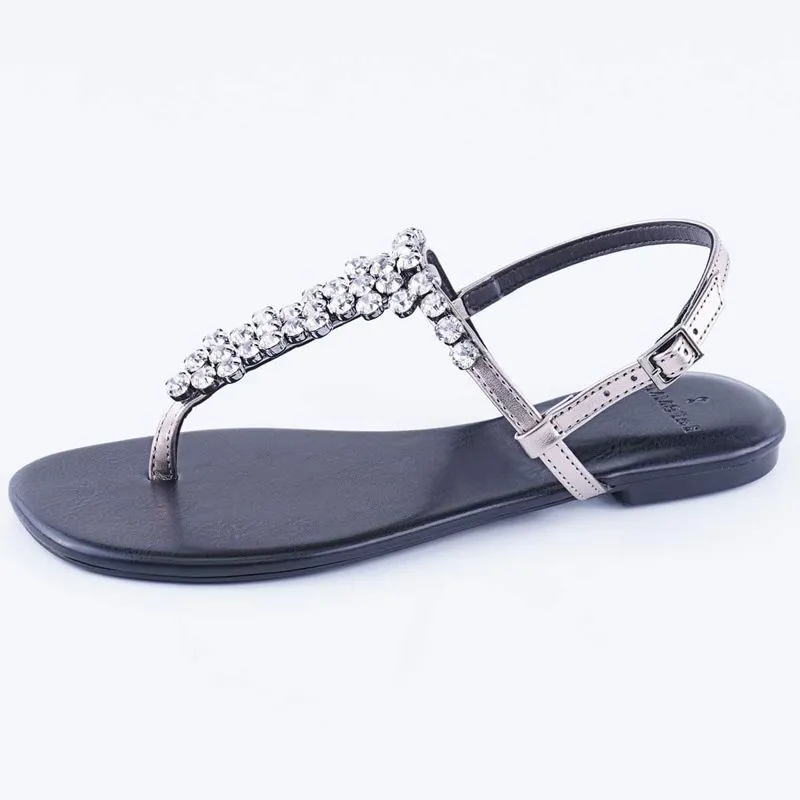 Sandália Flat La Femme Hedy Preta