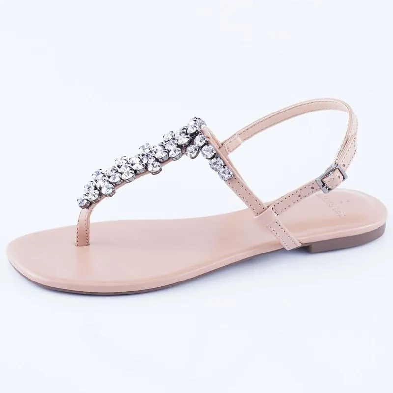 Sandália Flat La Femme Hedy Nude