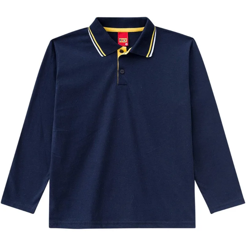 Camisa Polo Infantil Masculina Kyly Meia Malha 206290.6826.6