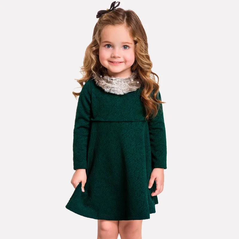 Vestido Infantil Feminino Milon Jacquard 11368.0452.6