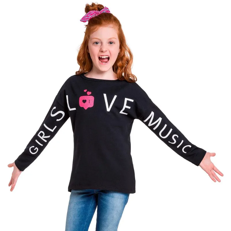 Blusa Infantil Feminina Kyly Moletinho 206900.40072.6