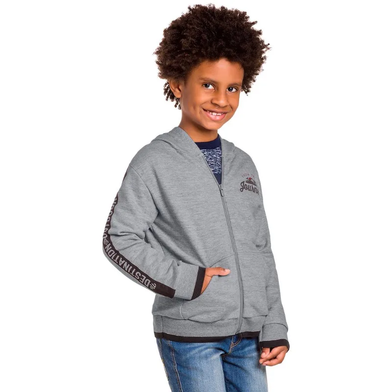 Jaqueta Infantil Masculina Kyly Moletom 206988.40062.10