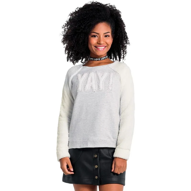 Blusa Teen Feminina Amora Moletom 51119.9010.18