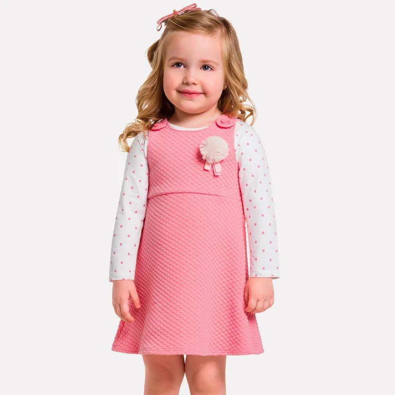 Vestido Infantil Feminino Milon Malha Jacquard 11358.40062.8
