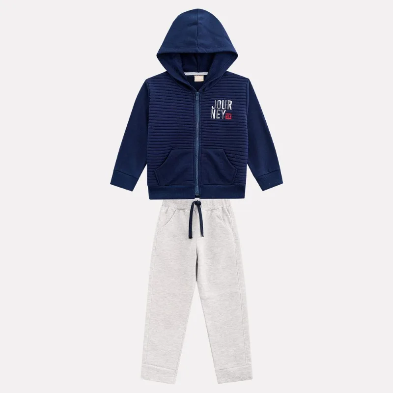 Conjunto Infantil Masculino Casaco + Calça Milon 11470.6826.2