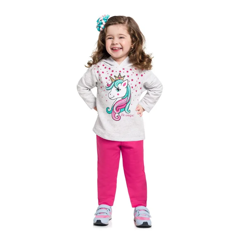 Conjunto Infantil Feminino Casaco + Calça Kyly 206850.40061.3