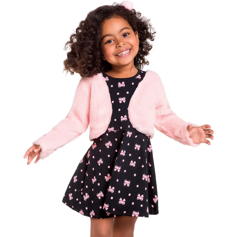 Vestido Infantil Kyly Cotton 206878.6826.1