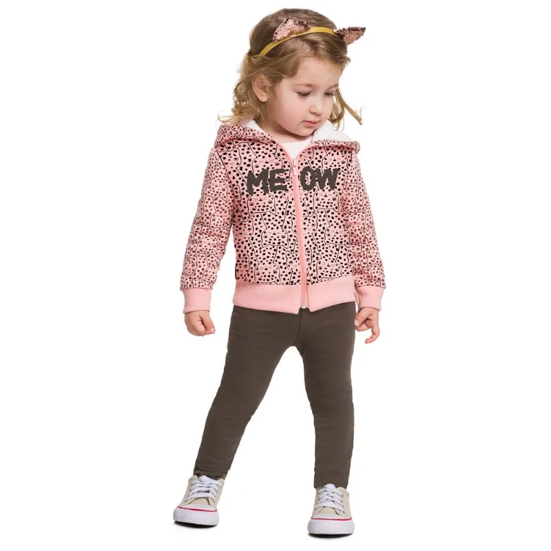 Conjunto Infantil Feminino Casaco + Legging Kyly 206856.40071.2