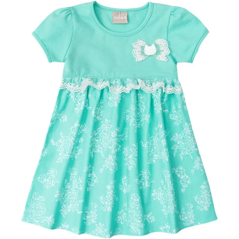 Vestido Infantil Milon Cotton e Tricoline 10029.70116.2