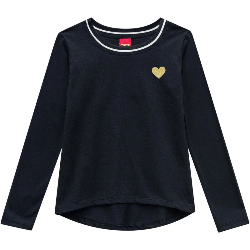 Blusa Infantil Feminina Kyly Meia Malha 206280.9010.8