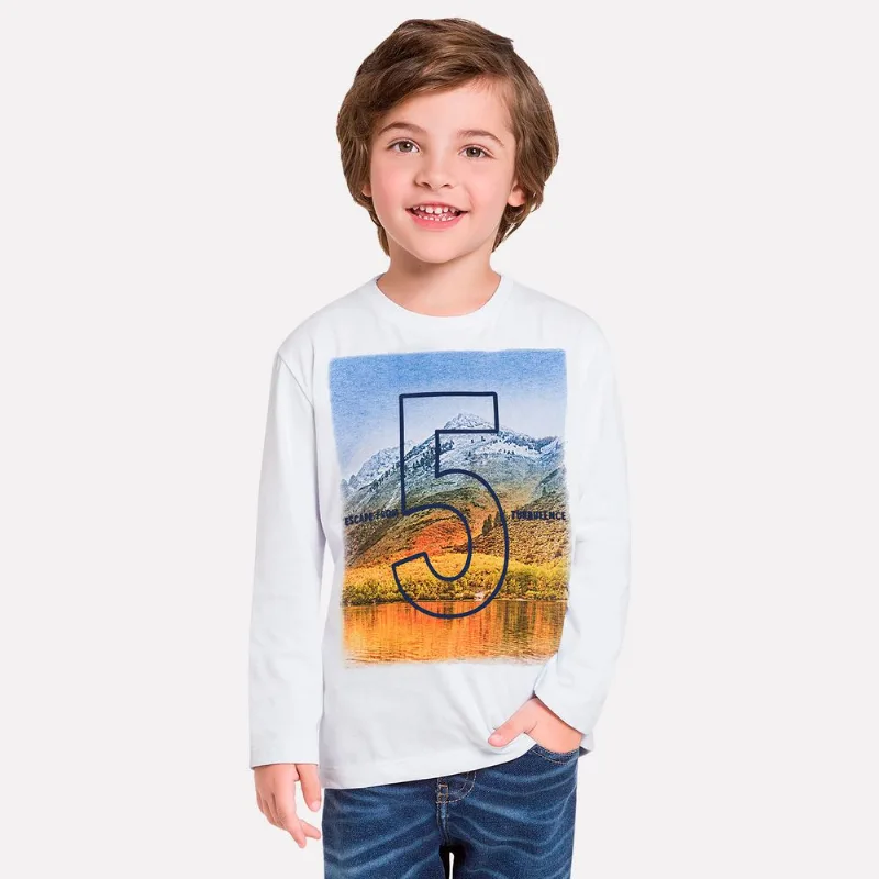 Camiseta Infantil Masculina Milon Meia Malha 11465.6826.4