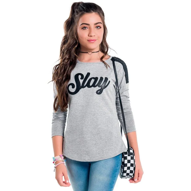 Blusa Teen Feminina Amora Meia Malha 51090.0001.14