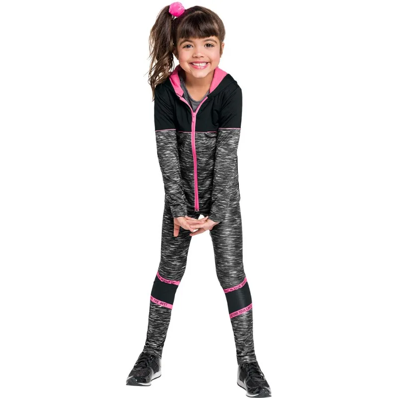 Conjunto Infantil Feminino Jaqueta + Legging Kyly Moving 207036.9010.14