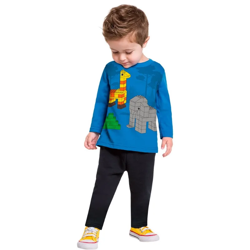 Conjunto Infantil Masculino Camiseta + Calça Kyly 206940.6831.G