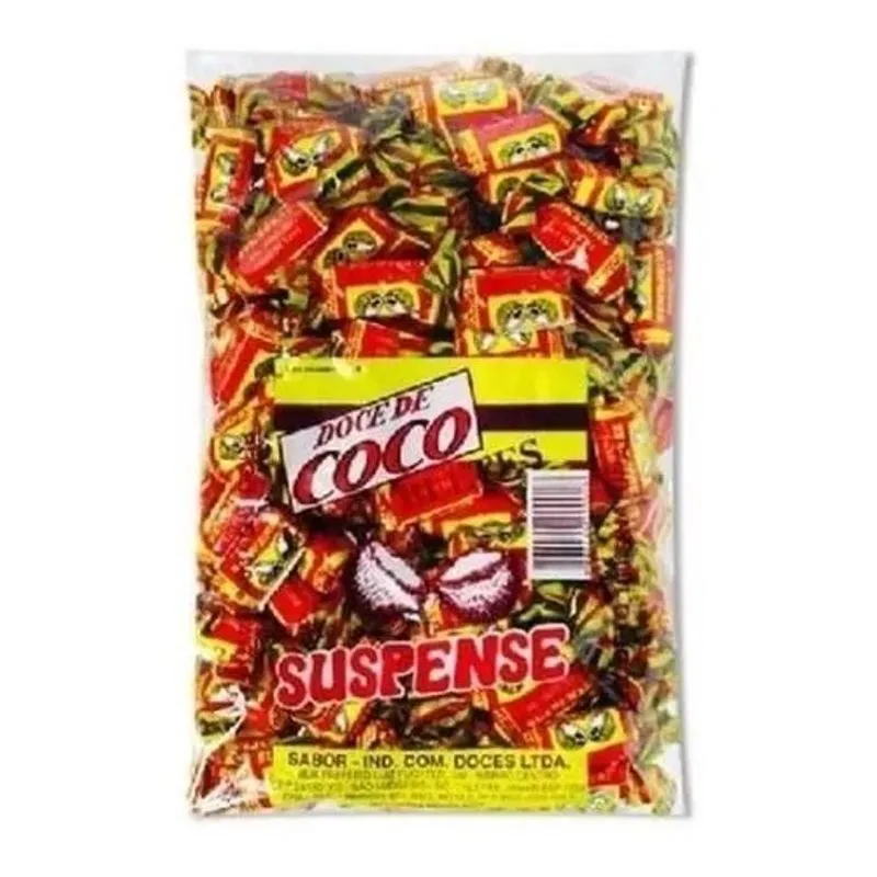 Bala De Coco Suspense - 500 Gramas - Natural E Artesanal