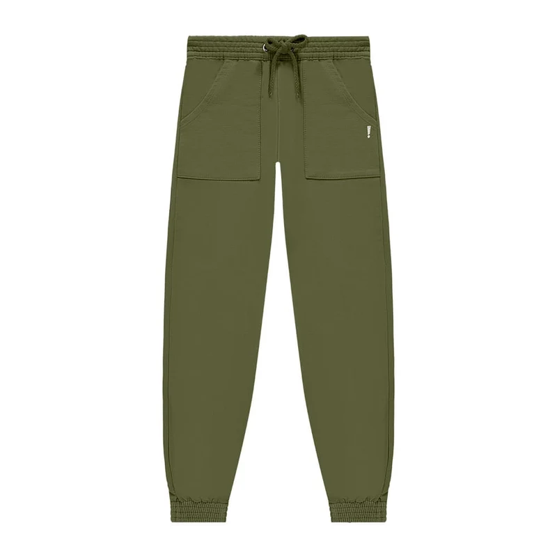 Calça Jogger em Moletinho Nina Go - Feminina 03 / Menina / Verde