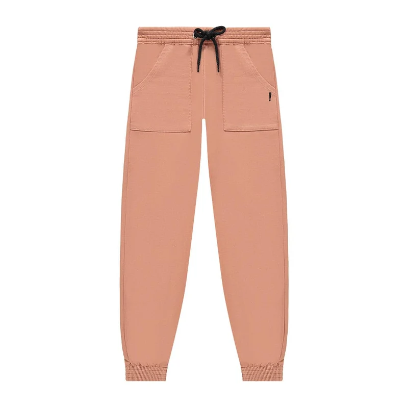 Calça Jogger em Moletinho Nina Go - Feminina 01 / Menina / Preto