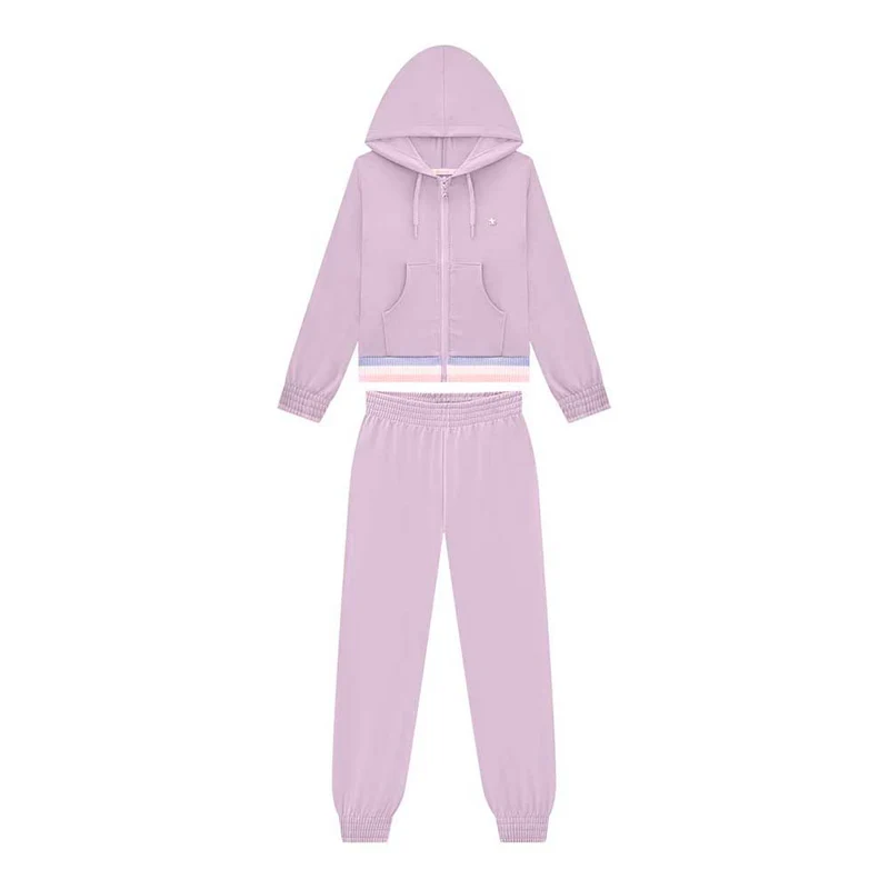 Conjunto Jaqueta Em Helanca Thermo Somnii - Feminino 01 / Menina / Lavander