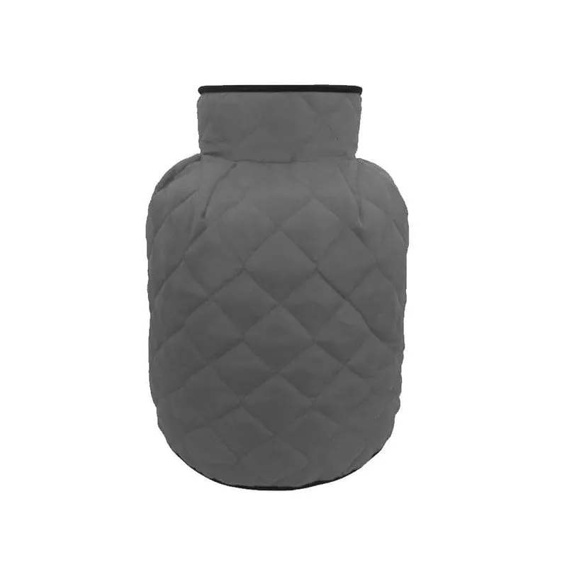 Capa Para Botijão De Gás Super Luxo Matelassê Cinza Chumbo