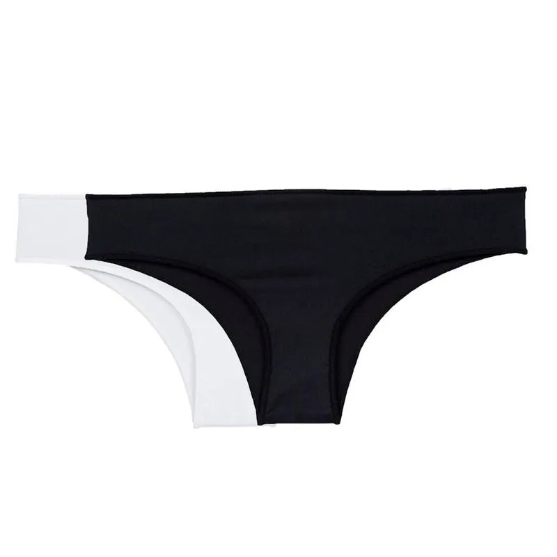 KIT C/ 2 CALCINHAS LATERAIS LARGAS 0KT38840 PRETO/BRANCO G