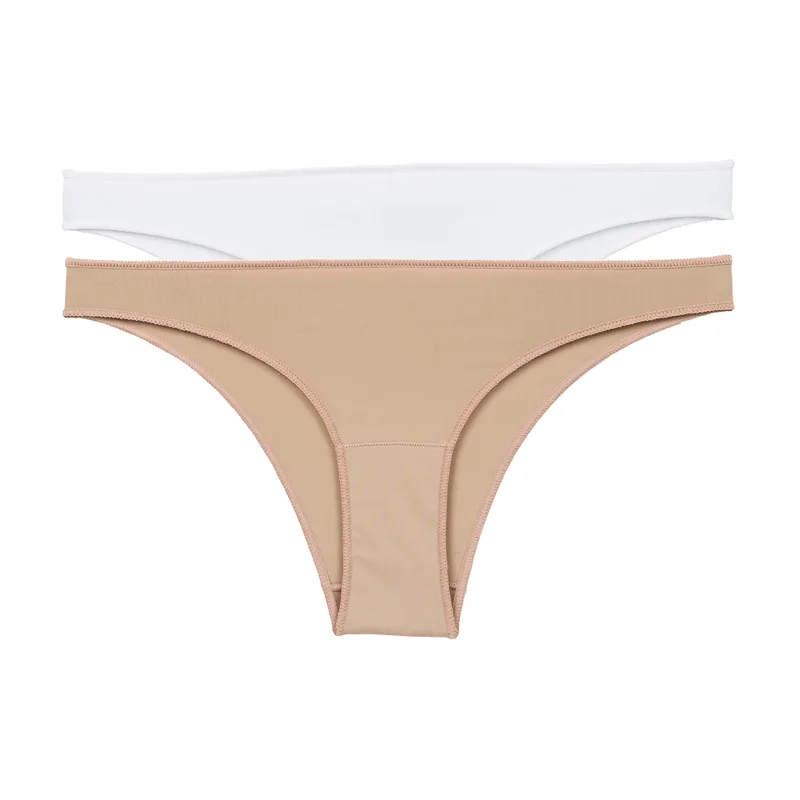 Calcinha Bonjour Biquíni KT3484 Kit C/2 Branco G
