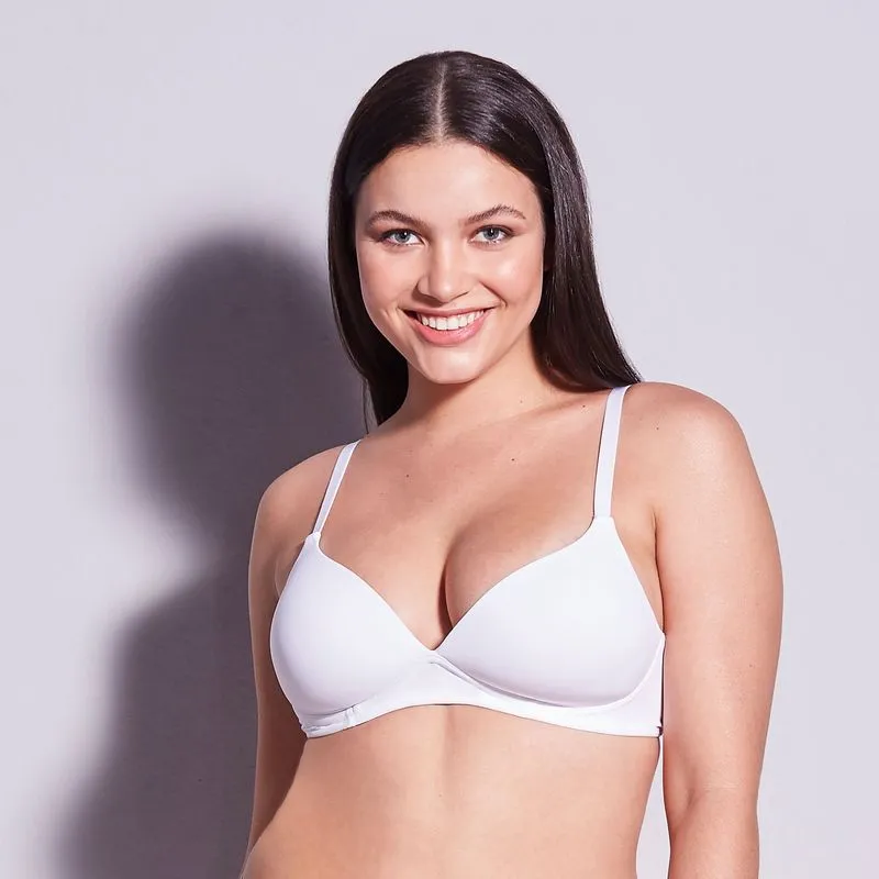 Sutiã Hope Meia Taça sem Aro 2281C Branco 42C
