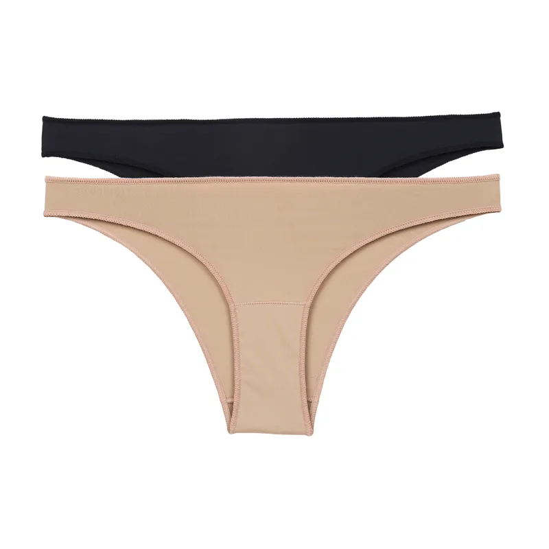 Calcinha Bonjour Biquíni KT3484 Kit C/2 Preto,Camurça Calcinha Bonjour Biquíni KT3484 Kit C/2 Preto, Camurça M