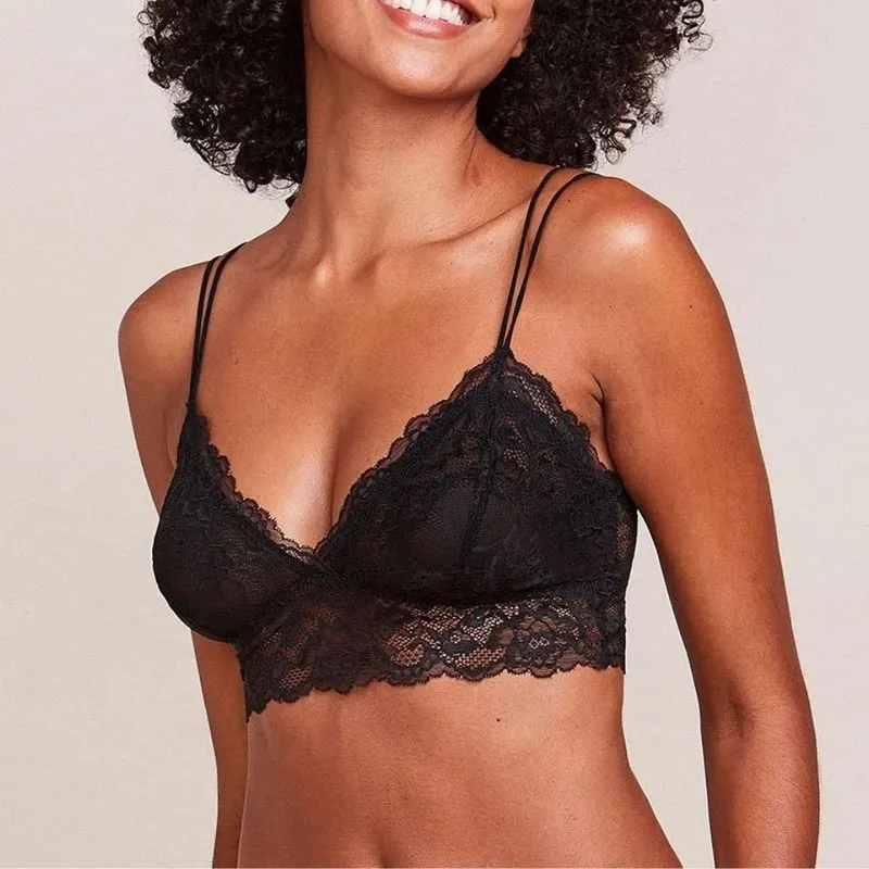 Sutia Top Em Renda 00l22550 Preto/p