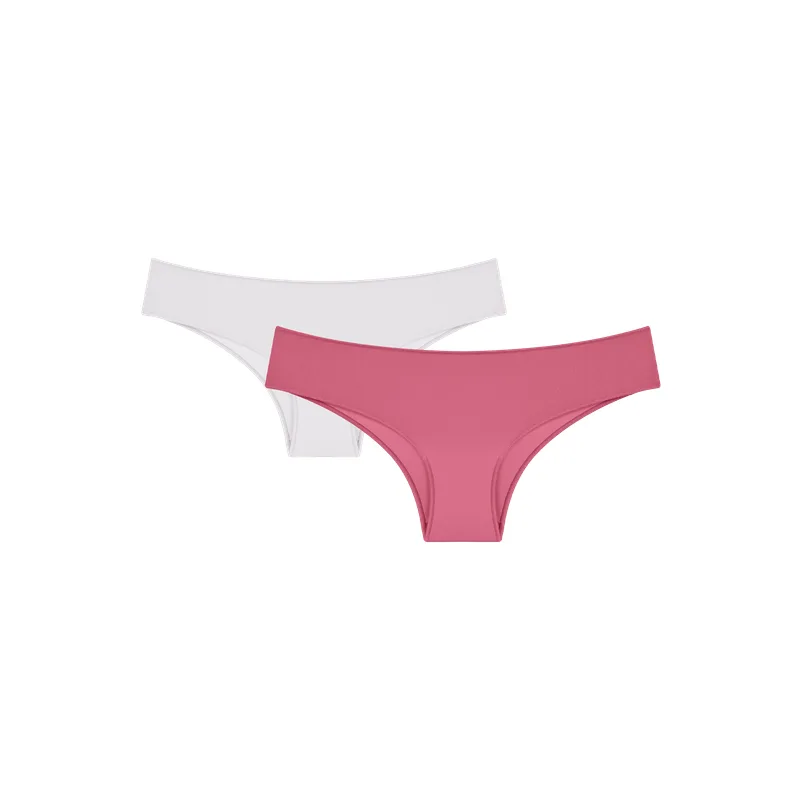 Calcinha Bonjour Laterais Largas KT3884 Kit C/2 Branco,Rosa Calcinha Bonjour Laterais Largas KT3884 Kit C/2 Branco P
