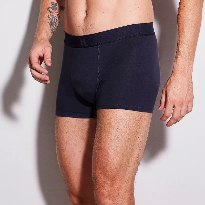 Cueca Hope Boxer em Algodão MC610000 Azul Azul Marinho Índigo P